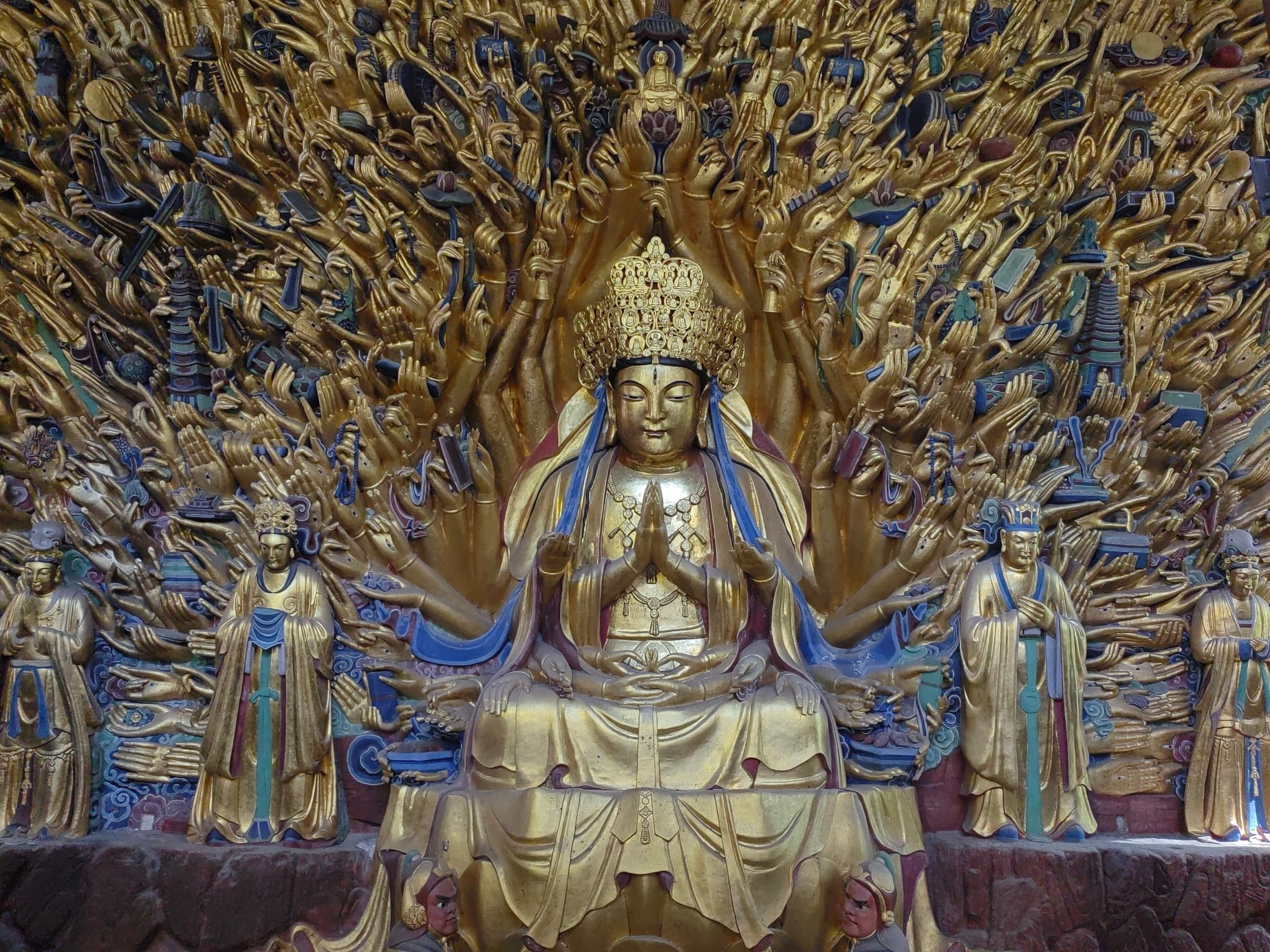 The Guanyin composition seen in the Dafowan setting in 2025
