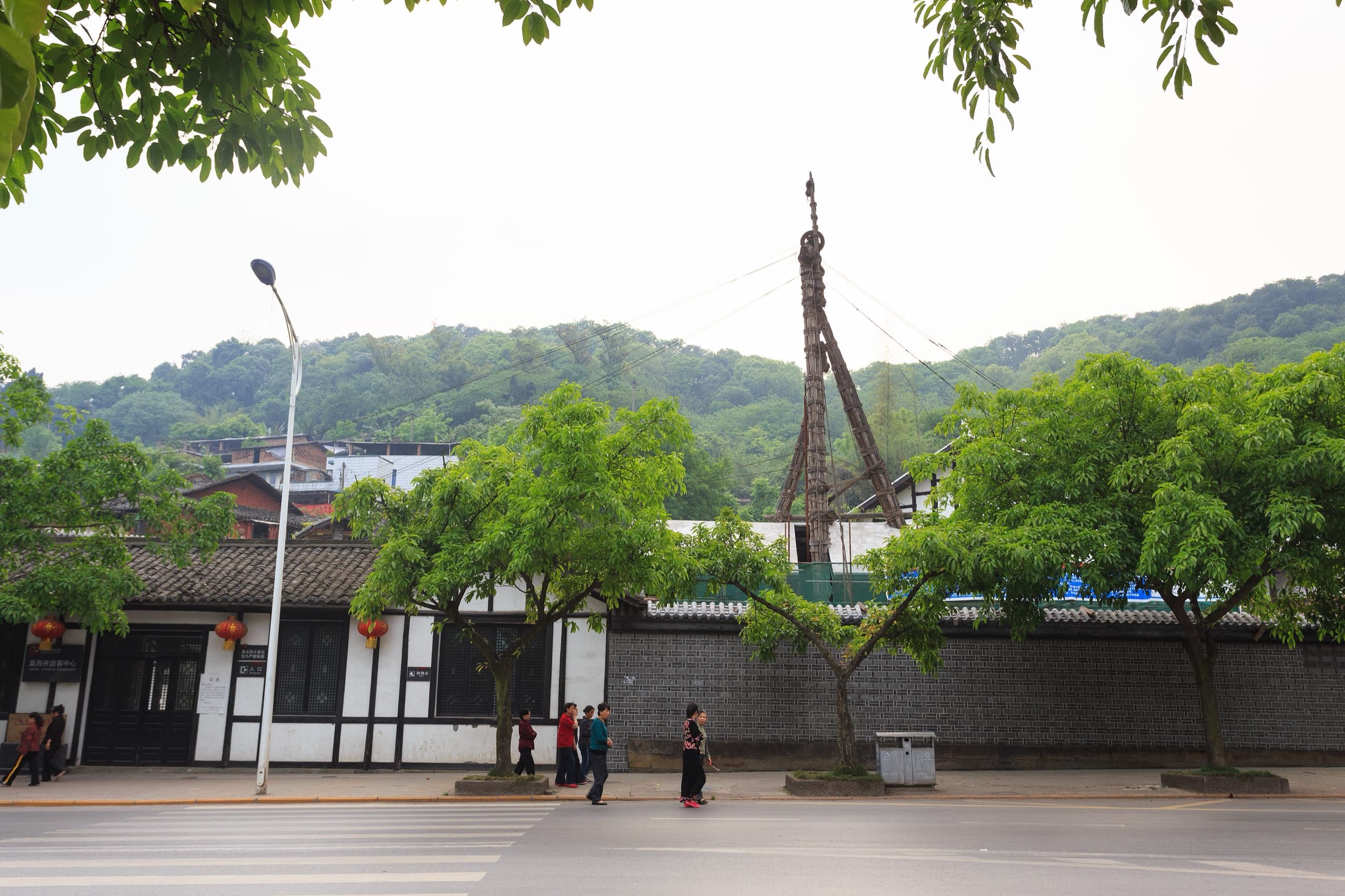 Preserved machinery at Shenhai Well