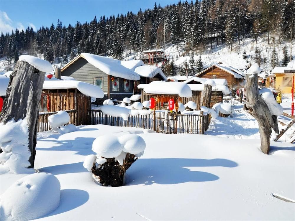 China Snow Town