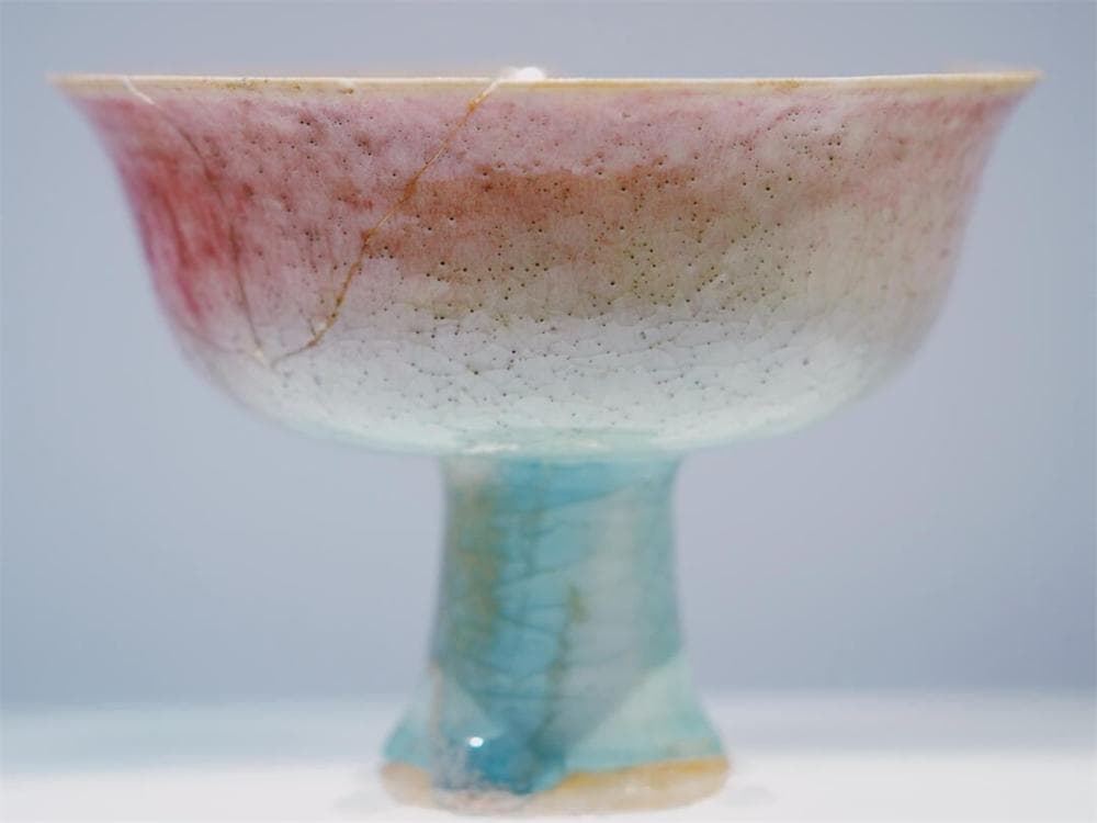 Underglaze-red Stem Cup