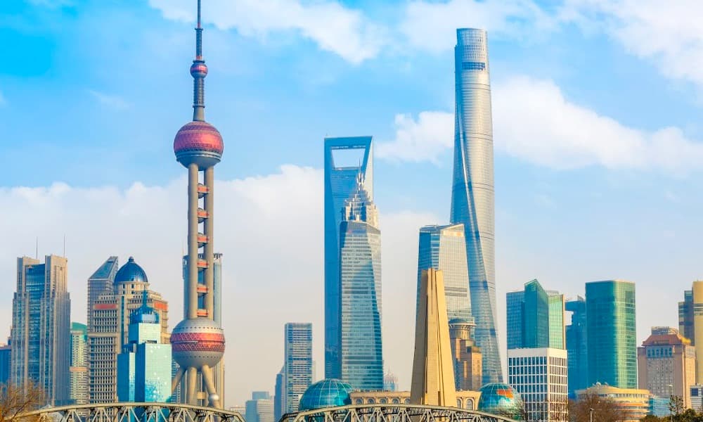 The Bund in Shanghai